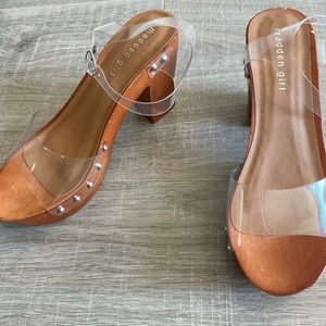 Madden Girl Block Heels size 9